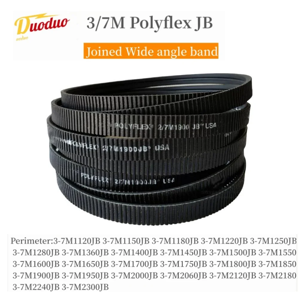 7M Polyflex JB Joined Wide angle band 3/7M1120JB 3/7M1150JB 3/7M1180JB 3/7M1220JB 3/7MJ1250B 3/7M1280JB 3/7M1320JB-3/7M2300JB 7M