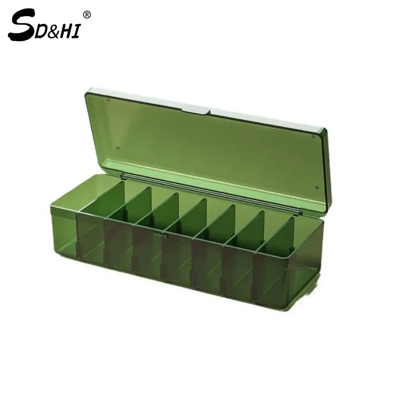 1Pcs Card Storage Box Transparent Card Large Capacity Portable Detachable With Cover Organizing Box