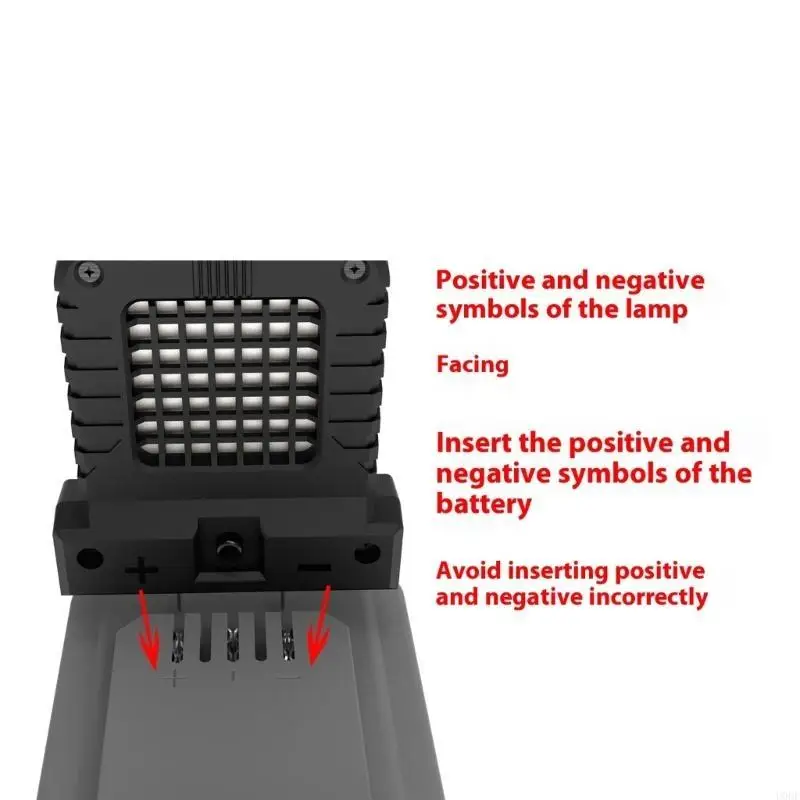 

Portable Plastic Work Light 2 Lighting Mode Suitable With Power Tool Batteries