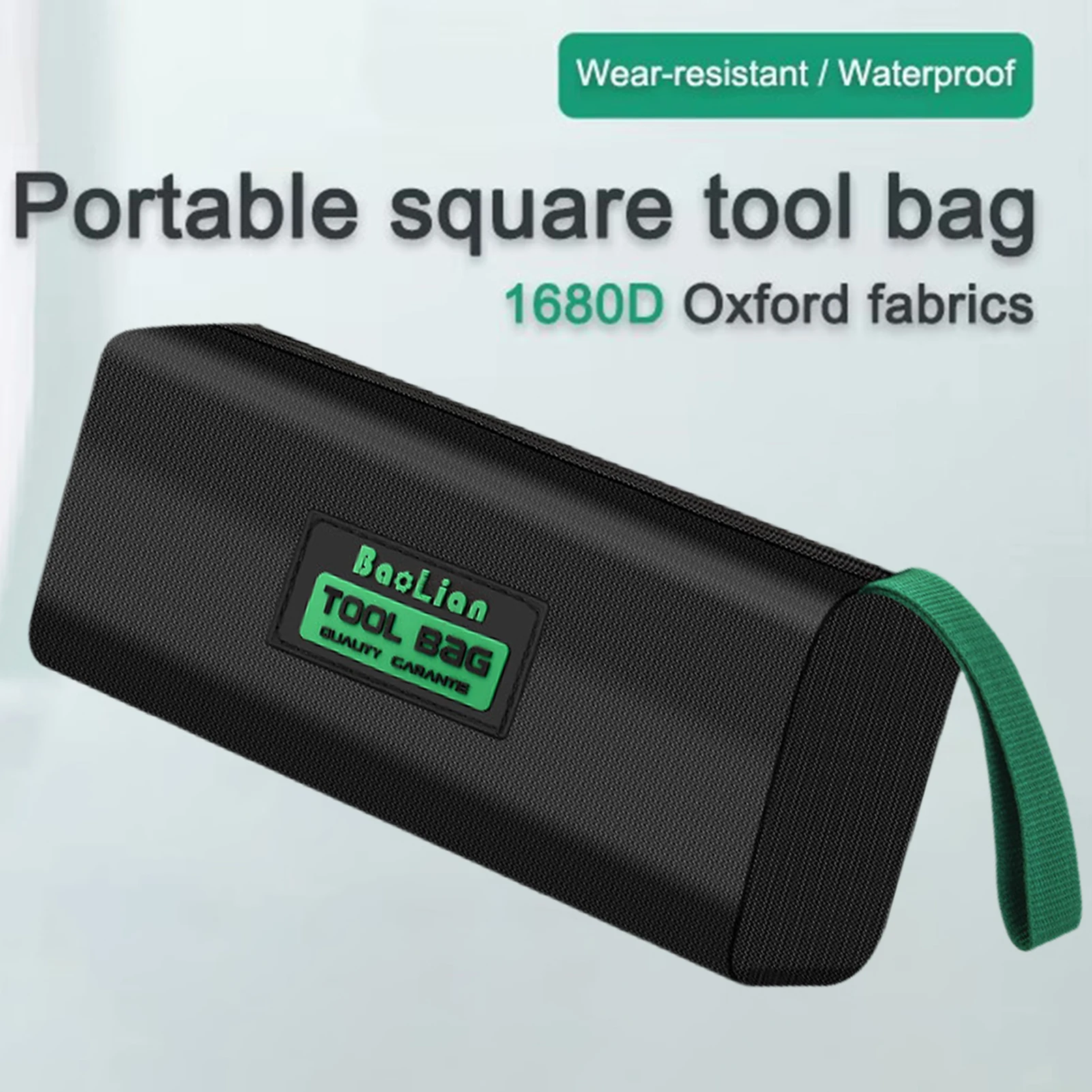 Electrician Tool Bag Waterproof Thickened Hardware Storage Pouch Heavy Duty Organizer for Jobsite Repair Work Durable Gear