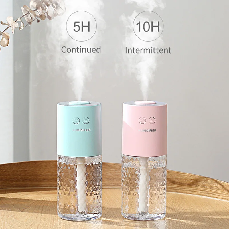 Luminous Humidifier Household Desktop Small Water Supplement Spray Air Humidification Usb Car Portable Night Light 200ml