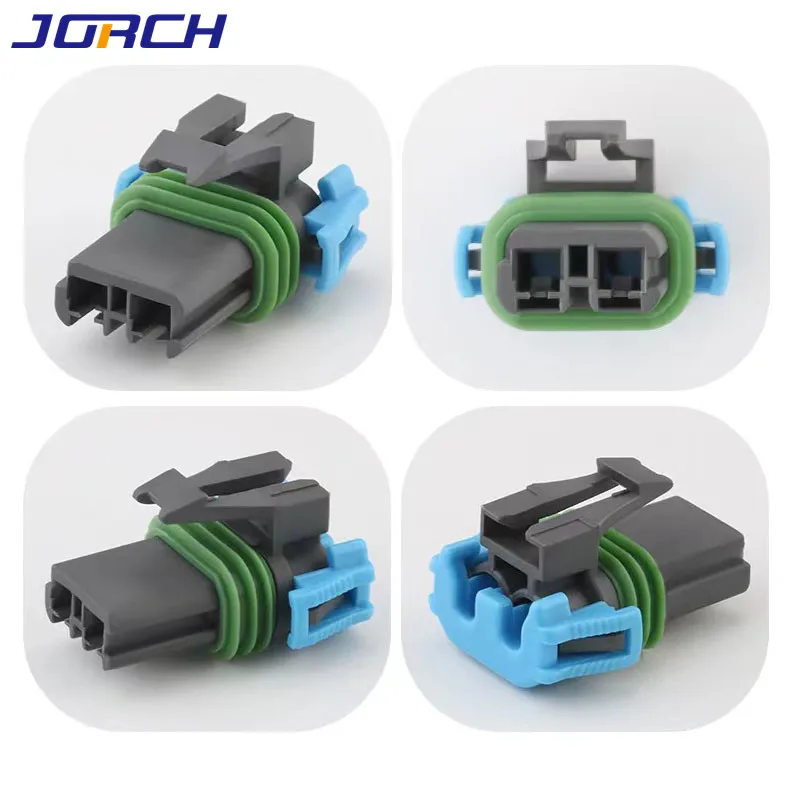 2 Pin 12129487  Female Electrical Waterproof Auto Wire Harness Plug Connector Terminals