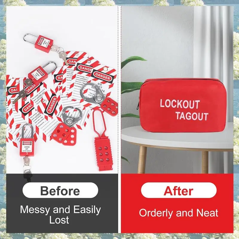 مجموعة Tagout الجديدة للقفل الكهربائي، أدوات قفل المجموعة الكهربائية، قفل الأدوات الصناعية 2 مفتاح لكل قفل لحماية المصنع الآمن