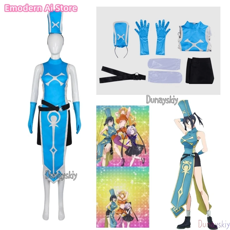 

Ciel Cosplay The Stunned Hero and the Assassin Princesses 2025 Anime Costume wig Halloween Clothes Women Uniforms Adult アネモネ