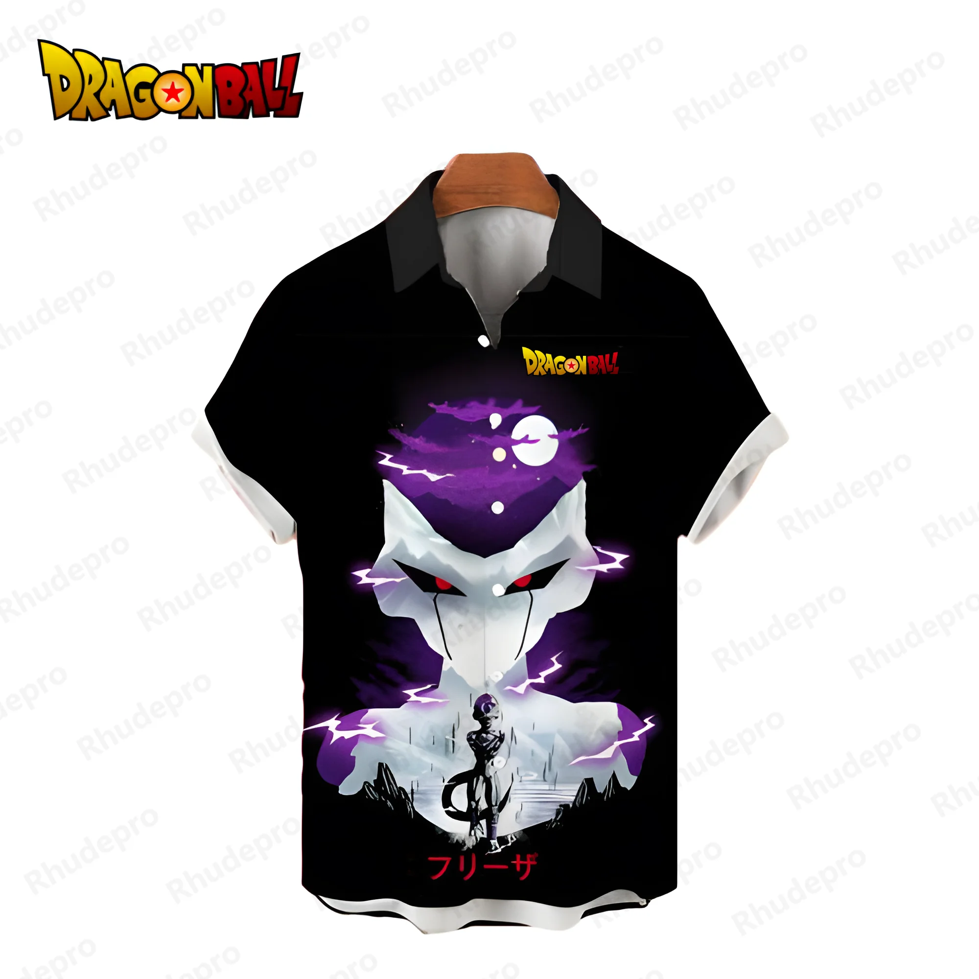 Dragon Ball Z Men's Shirts Vegeta 2024 Goku Super Saiya Summer Blouse Fashion Oversized Anime Cool Beach Style Harajuku Tops