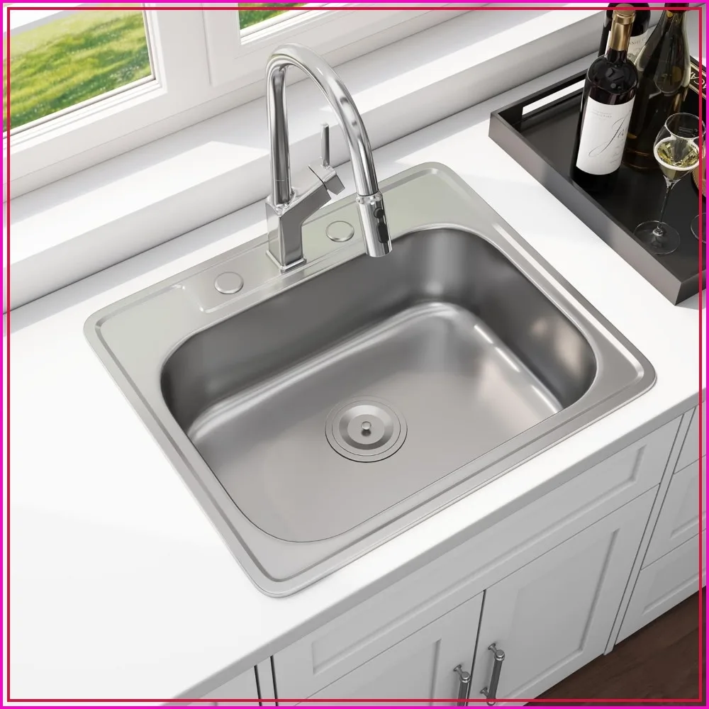 25 Inch Drop In Kitchen Sink