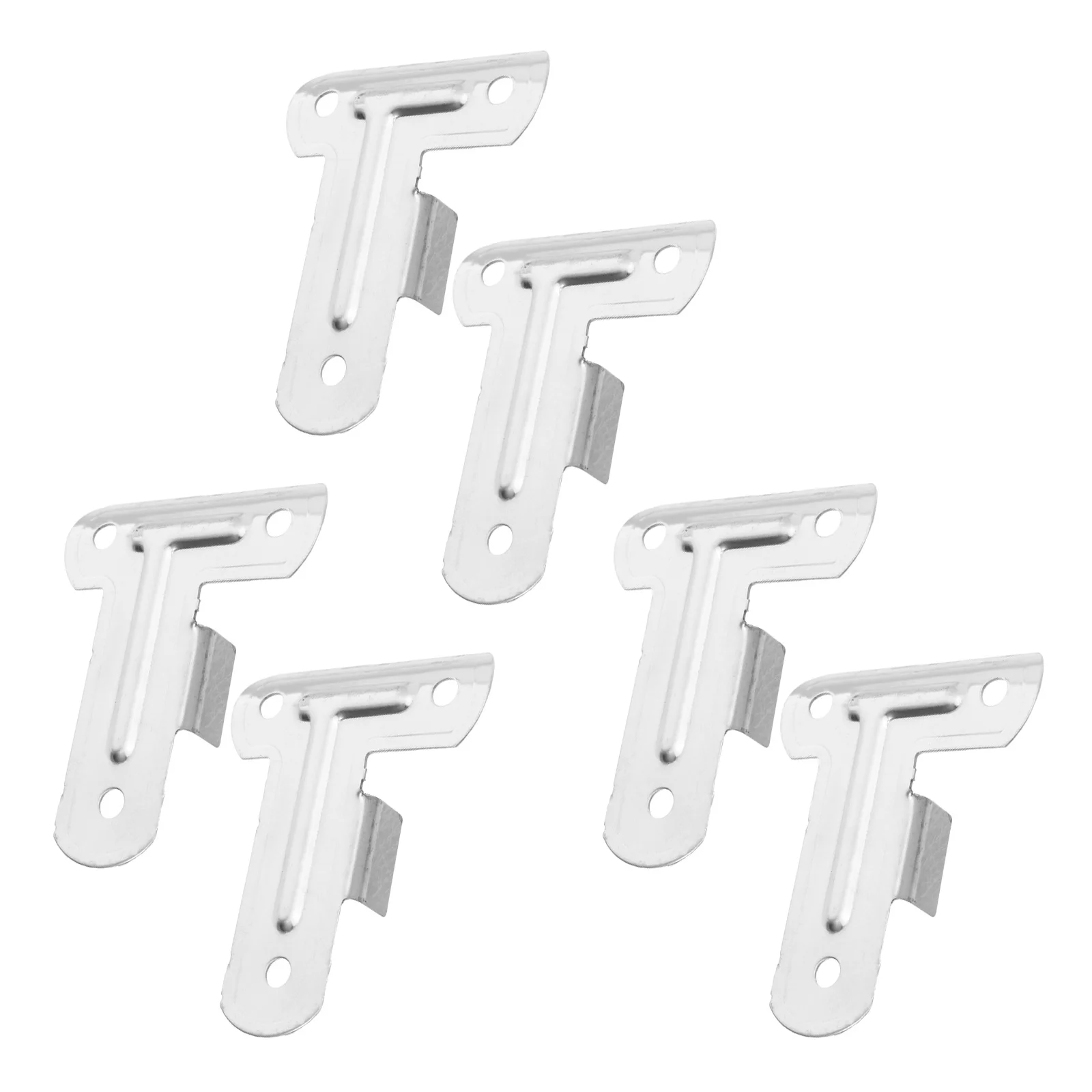 

6Pcs Clothes Drying Rack Connectors Stainless Steel Joints for Hangers Easy Installation Laundry Room Balcony Outdoor Use