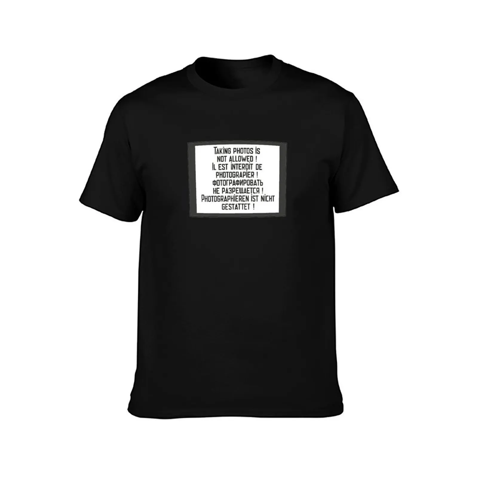 Berghain Taking Photos Is Not Allowed Berlin T-Shirt Summer Casual Cotton Tee Oversized Streetwear Tops Vintage Graphic Print