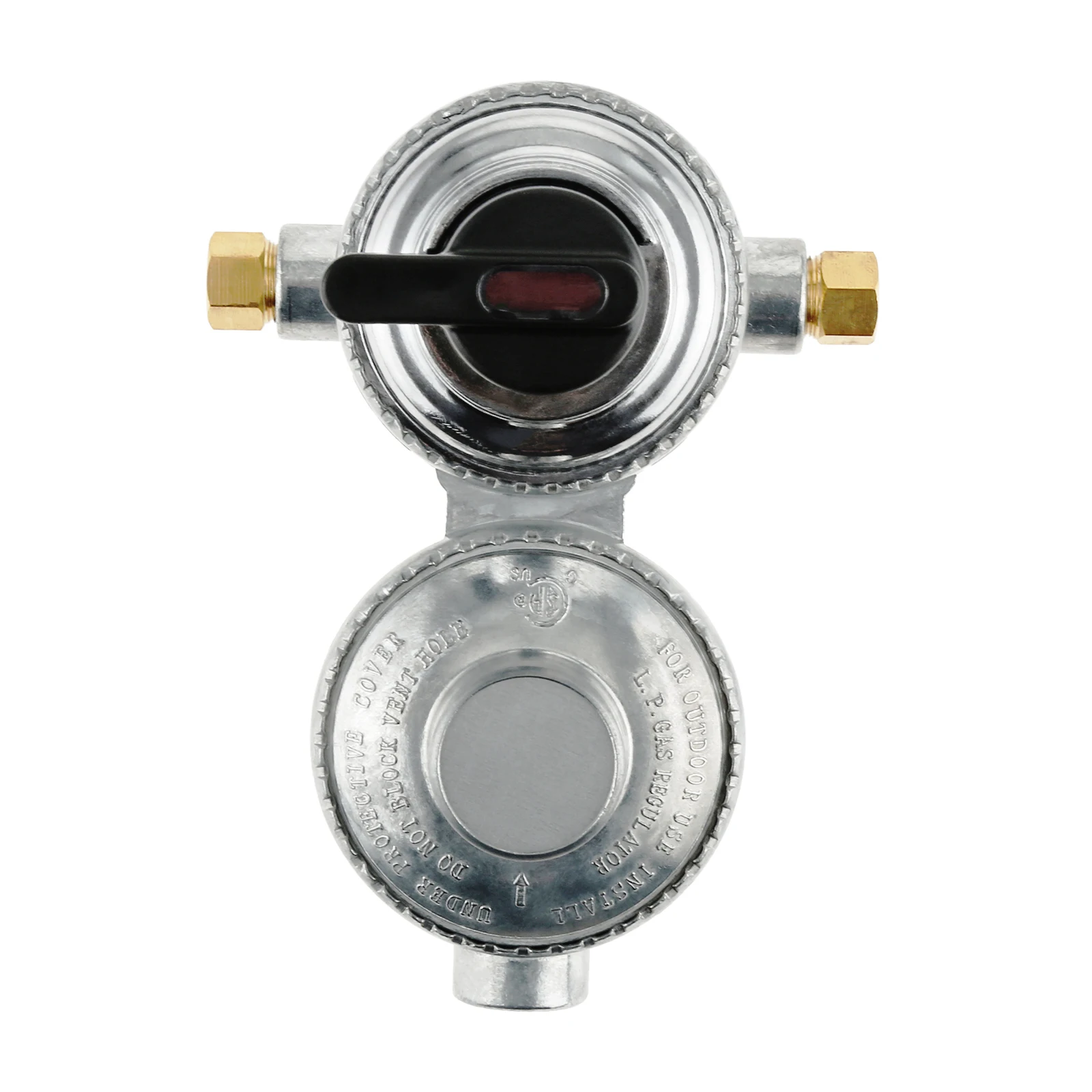 Propane Double-Stage Regulator For RV Camper Propane 2 Tank of the Camper/RV/Vans/Trailers Primary Cylinder Automatic Regulator