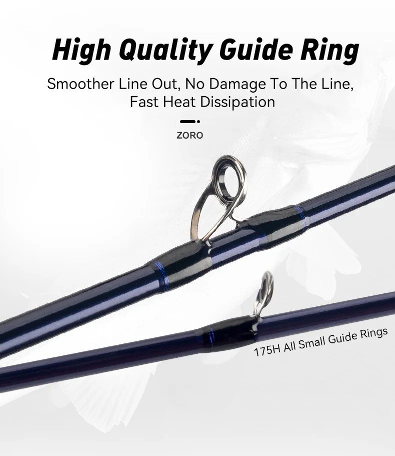 LEYDUN ZORO Leichte Angelruten 145 m/h 58 g/55 g 175 H 63 g Tintenfisch Leydun Casting Rod Tintenfisch Boot Webfooted