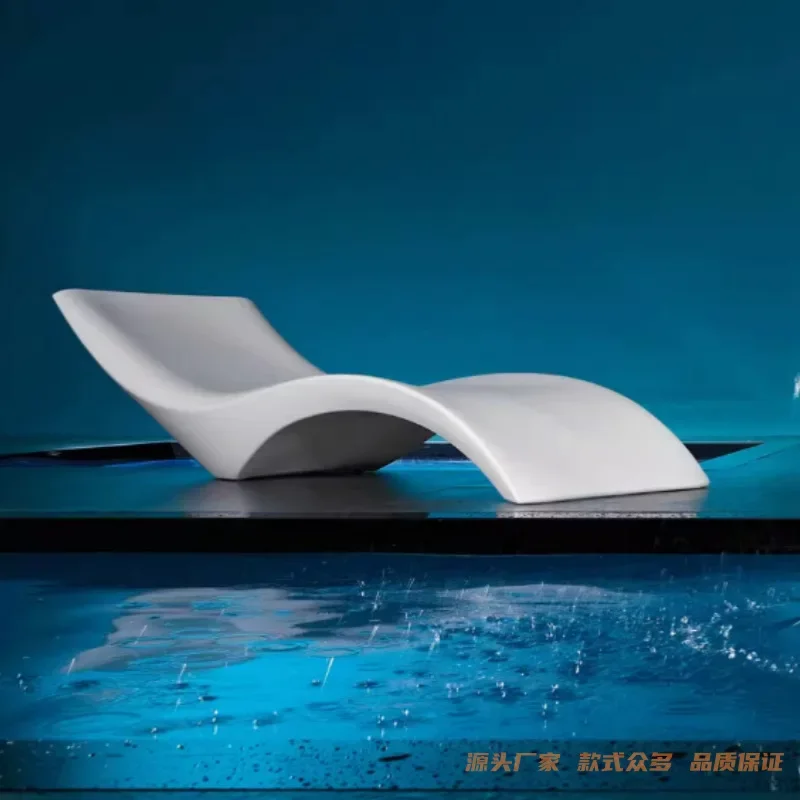 FRP Outdoor Loungers Hotel Villa Lounging Beach Hot Spring Swimming Pool Leisure Beauty Chen