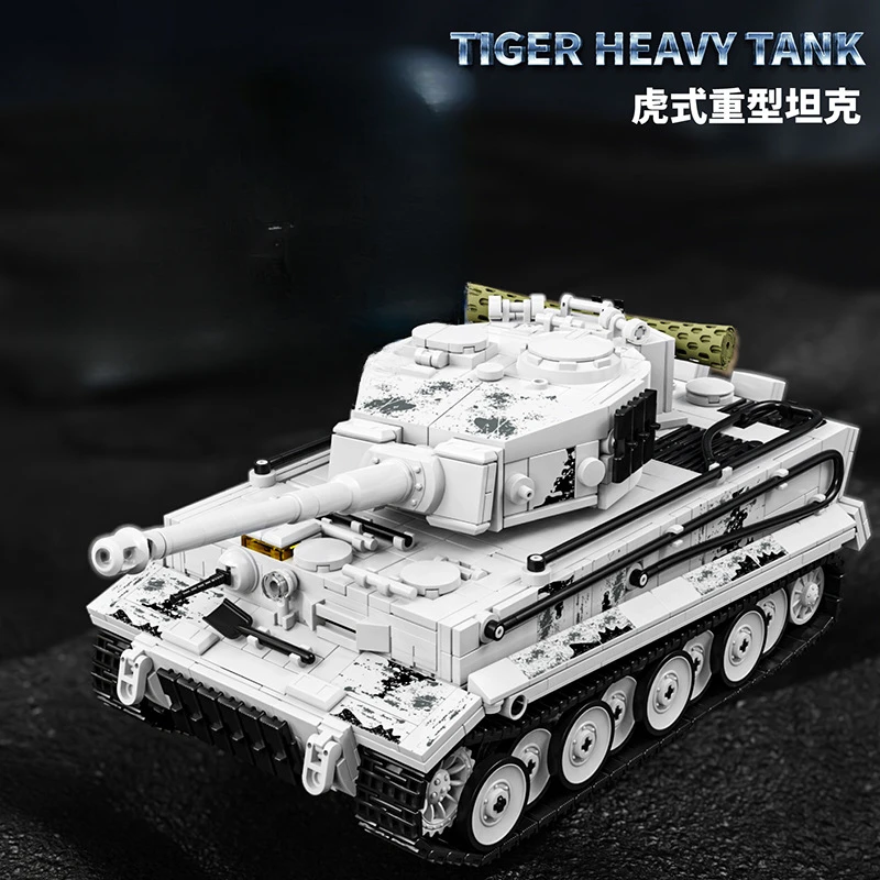 

Building blocks World War II Tiger heavy tank puzzle model blocks children's toys