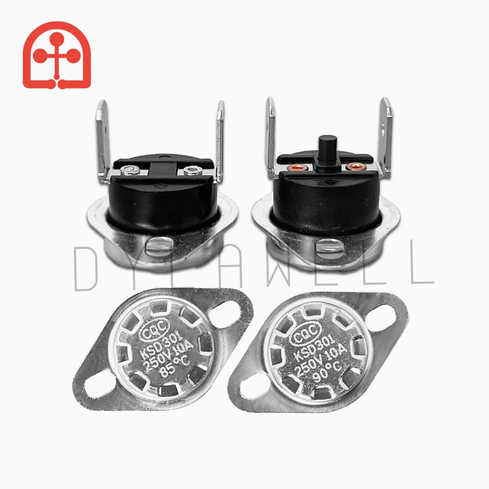 

KSD301 KSD303 250V 10A 85C 90C 95C 97C Manual / Auto Normal Closed Temperature Control Switches for Water Dispenser
