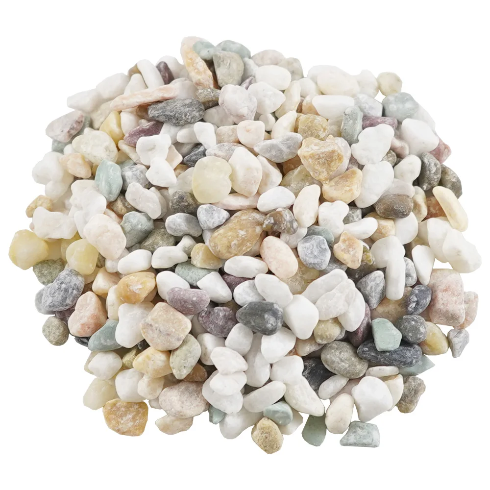 Natural Mini Assorted Polished River Sand Stones Rocks Plant Pebbles Garden Walk Stones Outdoor Gravel Fish Tank Vase Decorative