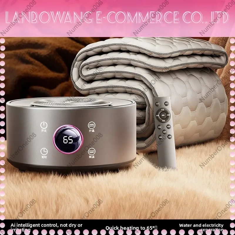 Smart Water Heating Electric Blanket Dual Control Overheat Protection for Winter Home Dorm