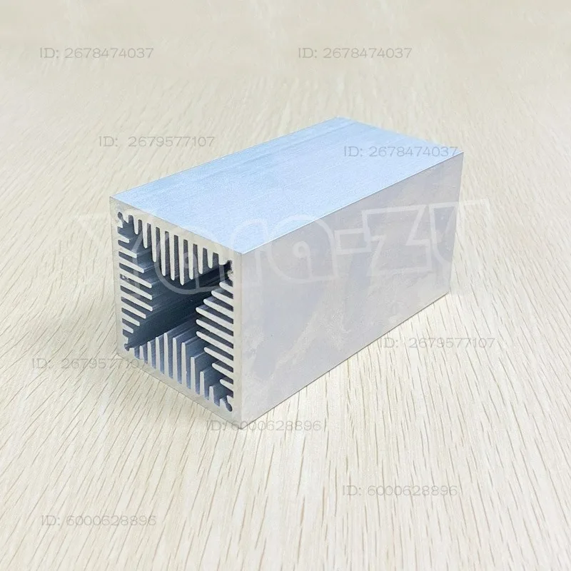 50*50*100 High Power Air-Cooled Radiator Wind Tunnel Heat Sink for Electronic Triode