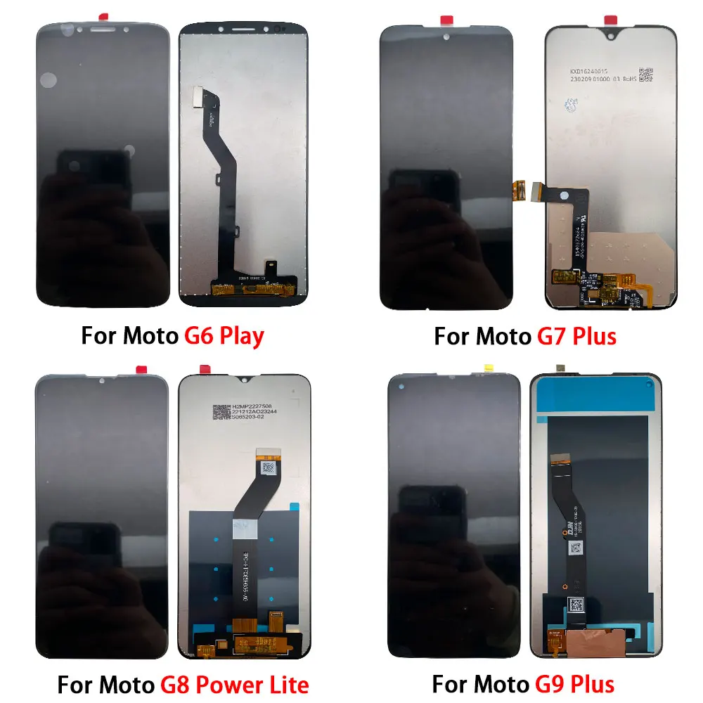 10Pcs/Lot, New For Motorola MOTO G5 G6 G7 G8 Power Play Plus Lite LCD Display Touch Digitizer Assembly LCD Display Screen