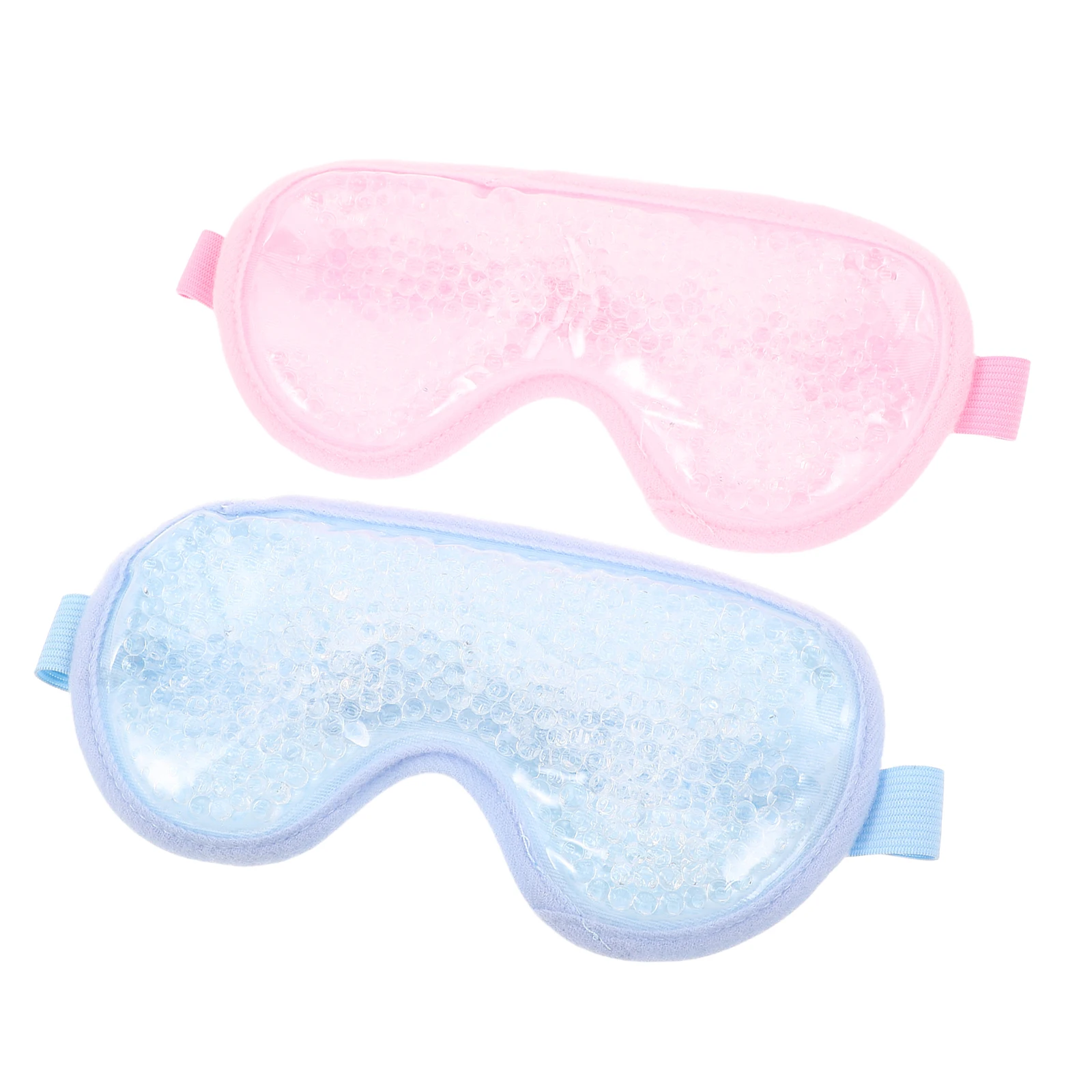 

2 Pcs Blindfold Eye Mask Cooling Therapy Dark Circles Bags Relief Dry Eyes Gel Compress Hot and Cold