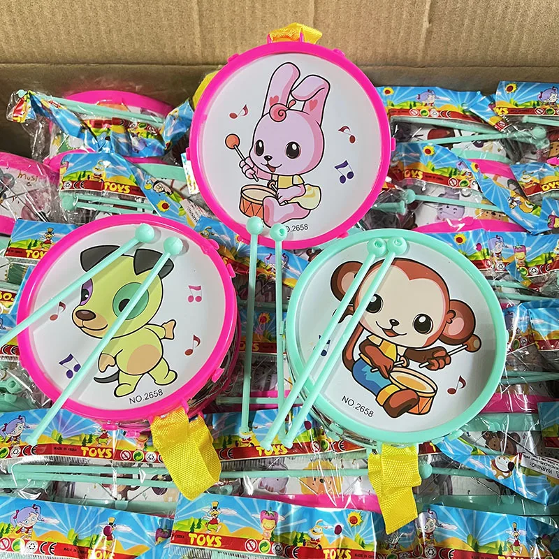 Instrumento Musical de dibujos animados para niños, juguetes, tambor de percusión, diversión, sonido de percusión, rompecabezas, juguetes, regalos de cumpleaños