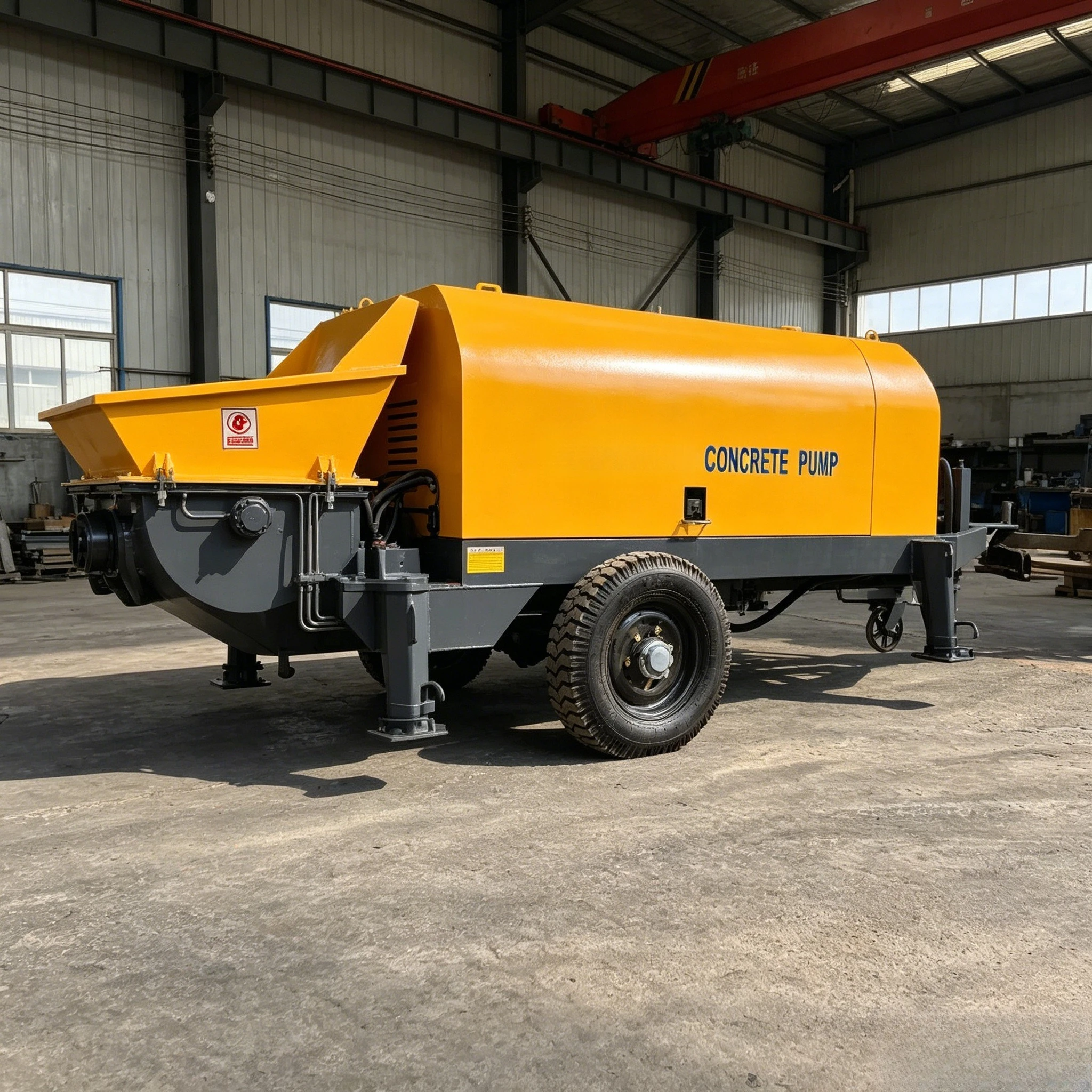 Factory Sale Small Mobile Mini Remote Control Diesel Concrete Pump Long Distance Transport Concrete Pump Truck Customized view 2