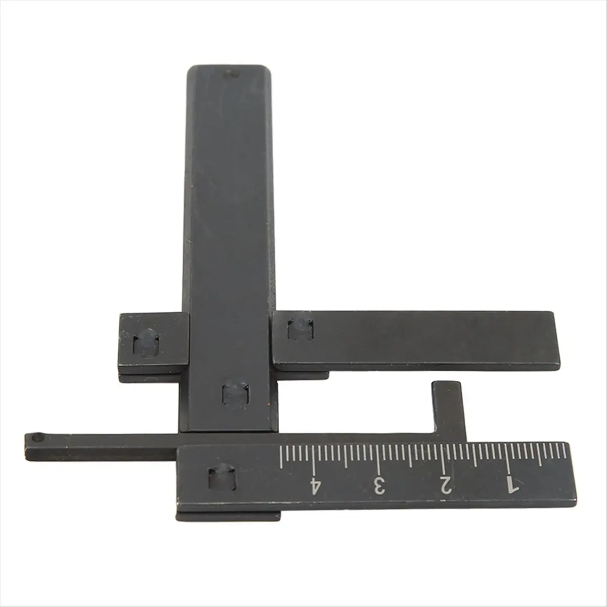 B09A Carburetor Level Gauge Metric Display 0‑40mm Adjustable Steel for Most Motorbikes Carb