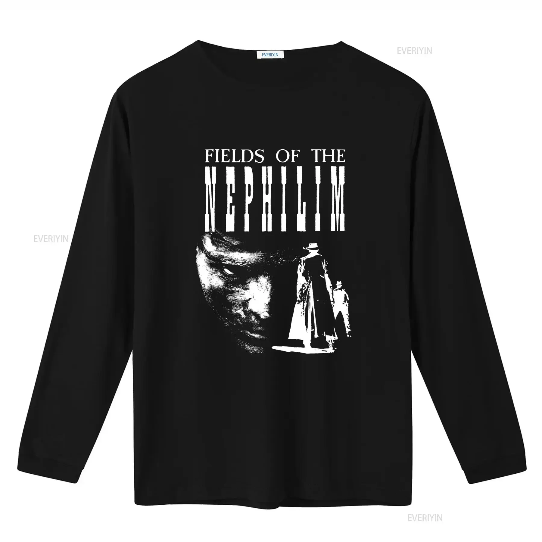 Vintage Fields of the Nephilim Band Poster Print T Shirt for Rock Music Fans vintage Washed Stylish graphic Slightly
