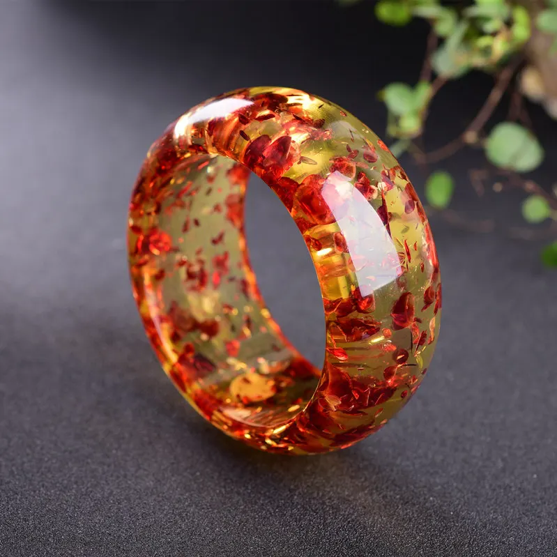 المياه النظيفة سبلاش قصيدة سوار النفط الأصفر العسل الشمع العنبر سوار بسيط المرأة Handstring سوار من اليشم الإسورة للنساء