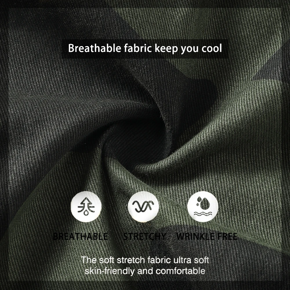 AKARMY 전술 위장 조깅 야외 립 스톱 카고 바지 작업복 하이킹 streetwear 가을 남성용 운동복