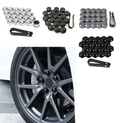 For Tesla Model 3/S/X Automobiles Wheel Center Hub Caps with Center Cap Set Wheel Lug Nut Cover Kit Decorations Accessories