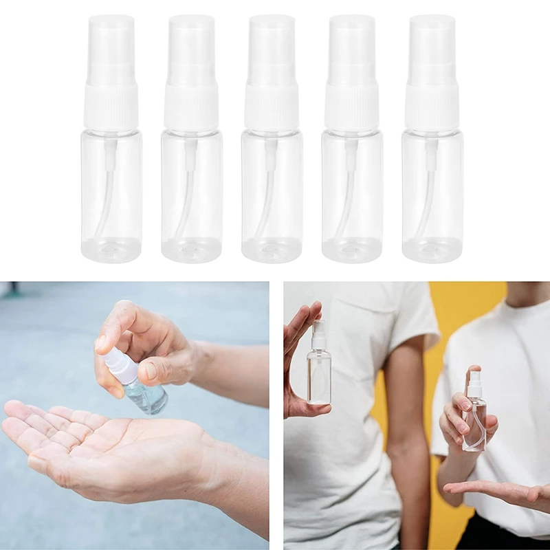 24Pcs 20Ml Transparent Empty Spray Bottles Portable Refillable Fine Mist Sprayer Bottles