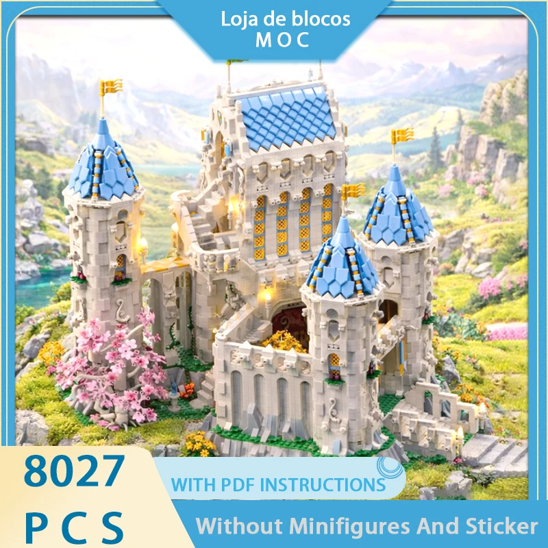 

Exquisite new product MOC building block model ivory white dream castle Ze technology modular children's toy DIY assembly set