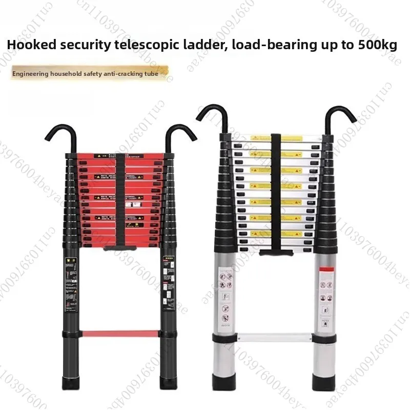 

Extra long telescopic ladder, section ladder, steel pipe straight ladder, safety engineering ladder 1PC