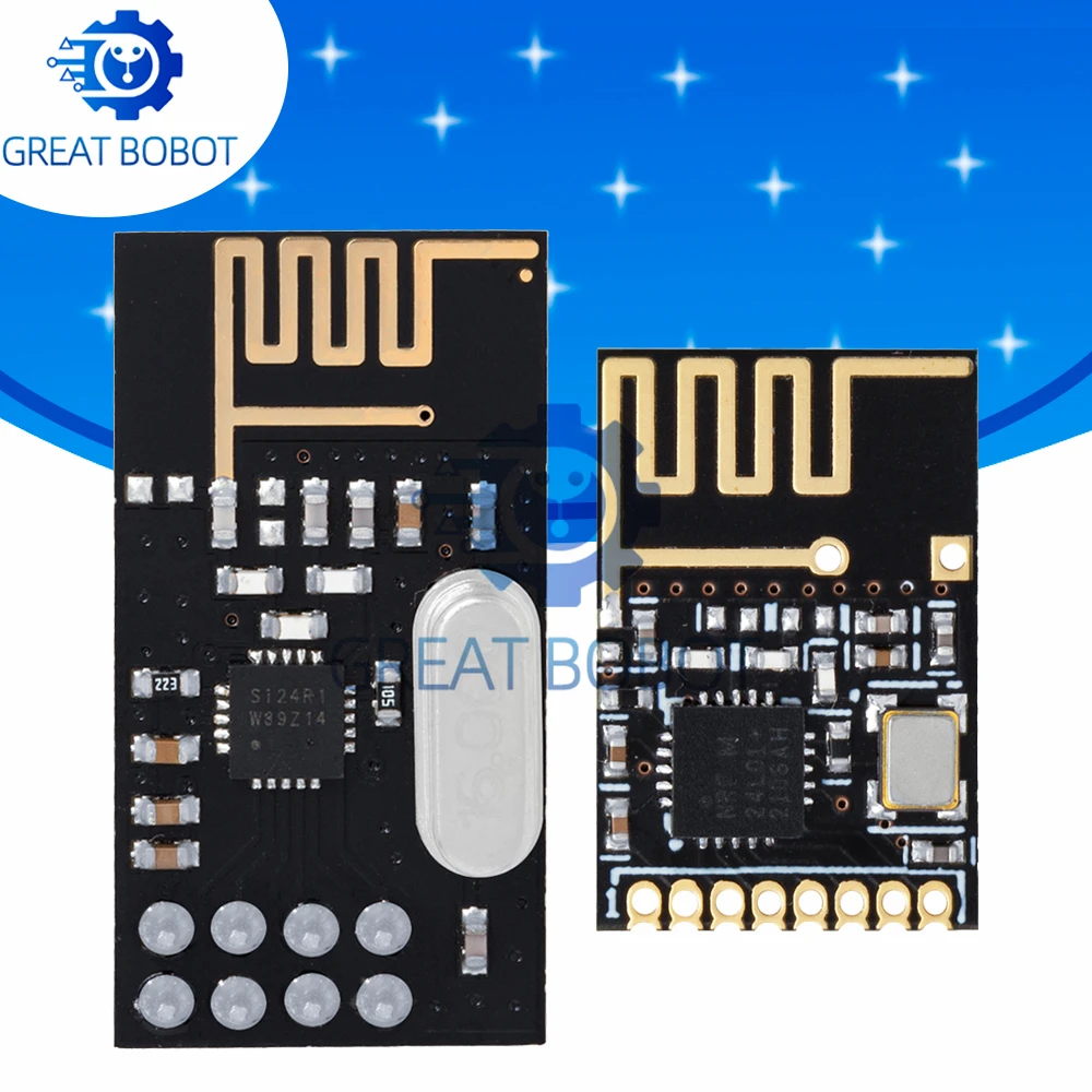 BS NRF24L01+ 2.4G Wireless Data Transmission Module (1PC): Upgraded NRF24L01 for IoT Projects