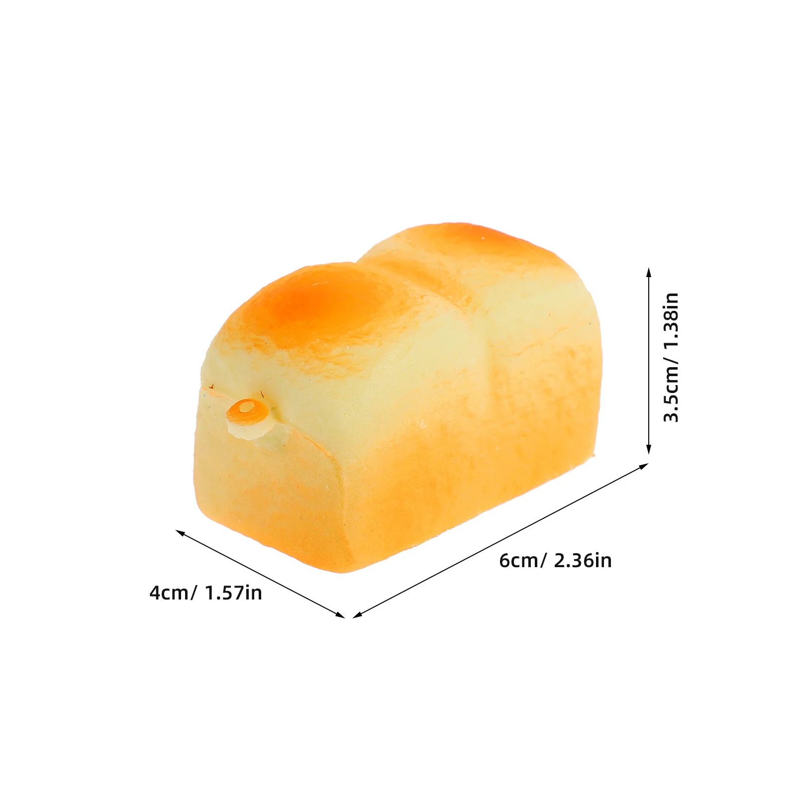3 قطعة محاكاة الخبز ضغط الضغط الإغاثة اللعب مكتب المنزل الإجهاد الإغاثة الجدة بسط الخبز لعبة الضغط