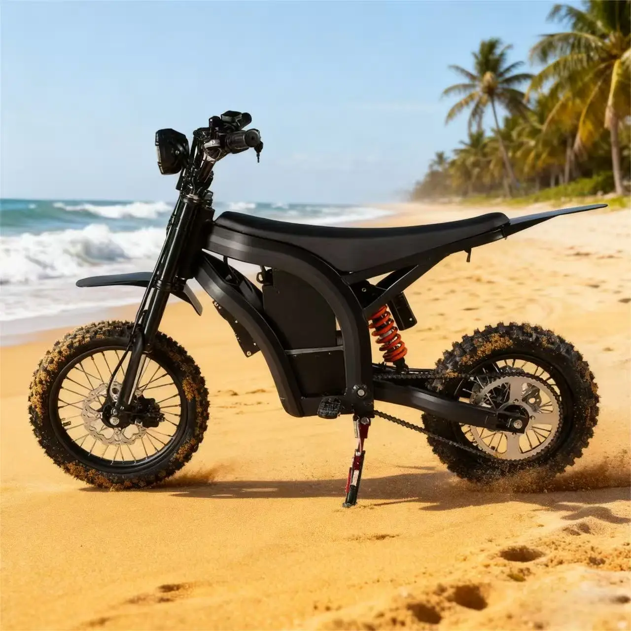 

48V Electric Motorcycles with Off-Road Power Suspension Shock Steel Frame Lithium Battery Brushless Motor in Stock US Warehouse