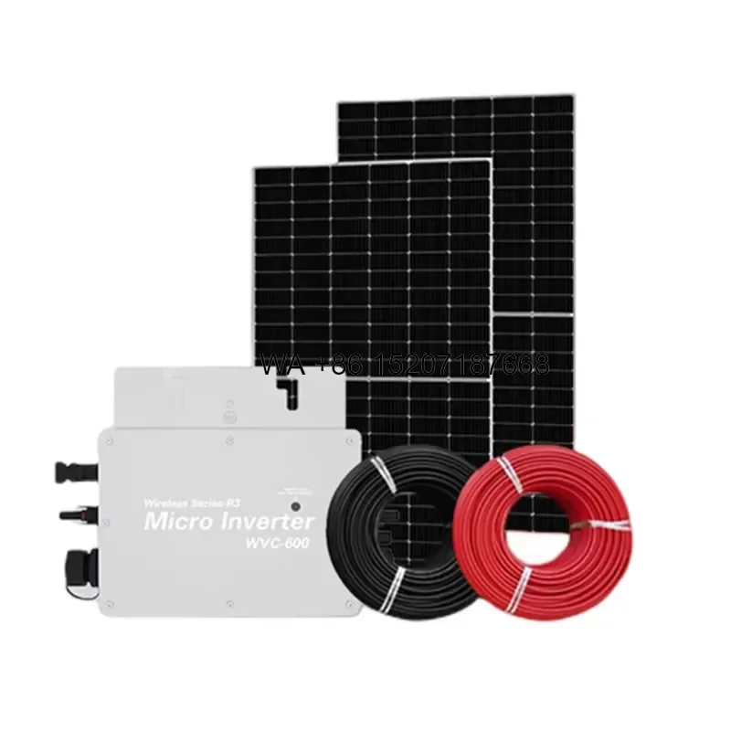 Wmwmnu In Stock Plug and Play Balcony Solar System Micro Inverter 600W 800W 2800W Small on Grid Solar Power System