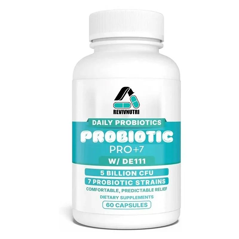 Probiotics Relieve Constipation and Promote Intestinal Health, Natural Support Supplement - No Bloating, 60 Capsules