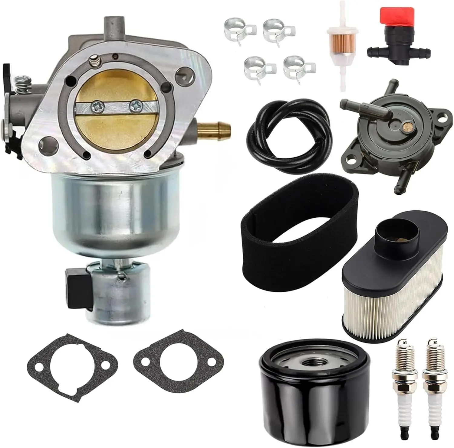 Carburatore FR691V per Kawasaki FR651V FS651V Sostituisce 15004-7062-0985 Include filtro aria, filtro olio, kit pompa carburante