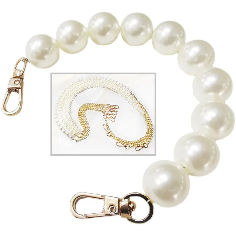 Pearl Chain Accessories Small Fragrant Wind Bag Messenger Shoulder Strap Diy Transformation Replacement Bag Chain Single Buy