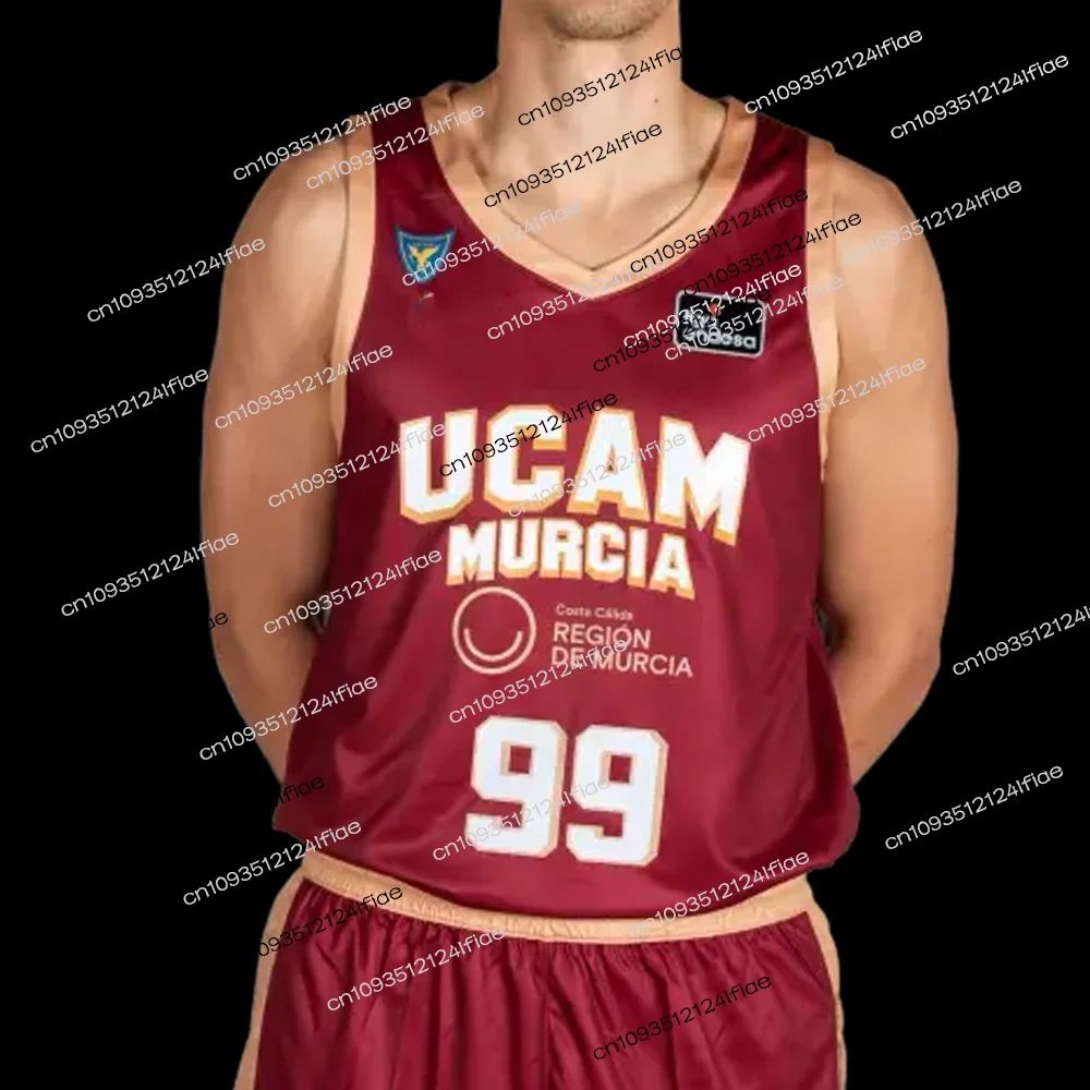 Spain Basketball 26/27 UCAM Murcia Basketball Game Jersey Fan Kit Special T-Shirt Basketball Quick-Drying Sports Vest