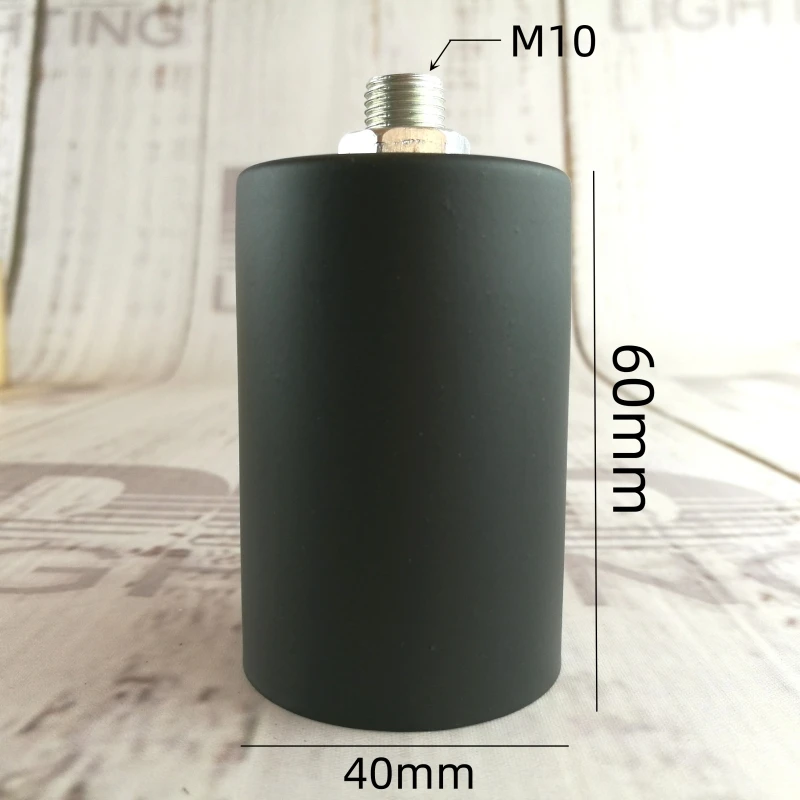 2 pieces colors Factory price vintage E27/E26 iron lamp holder socket size 40X60 with plastic wick DIY lighting fitting