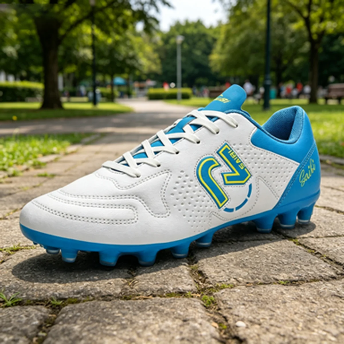 

Classic Design AG FG football shoes Mixed PU Fabric Material TPU Anti-slip Sole Wearproof for Men Women Daily Training