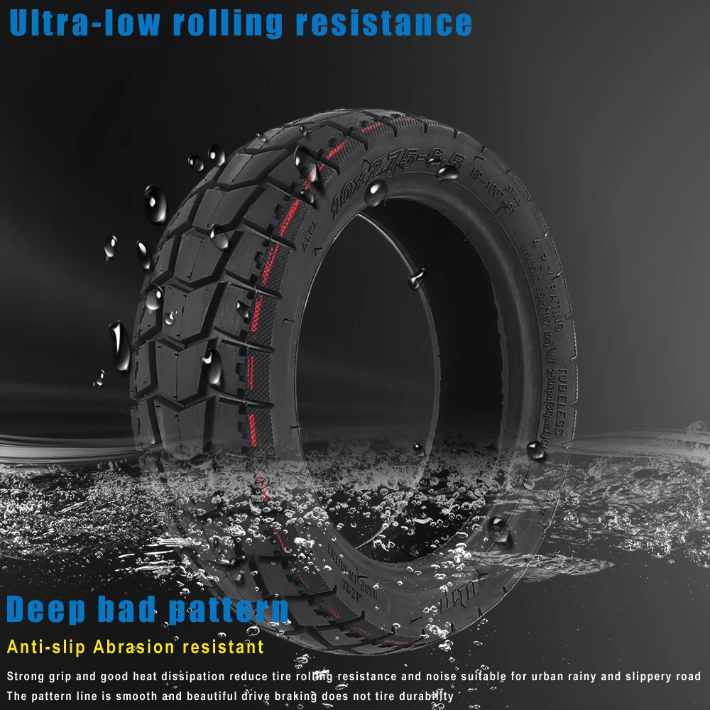 10x2.75-6.5 Schlauchloser Vakuumreifen für KuKirin G2 G3, Speedway 5, Dualtron 3 Elektroroller – Ersatzreifen und -radteile – Detail 24