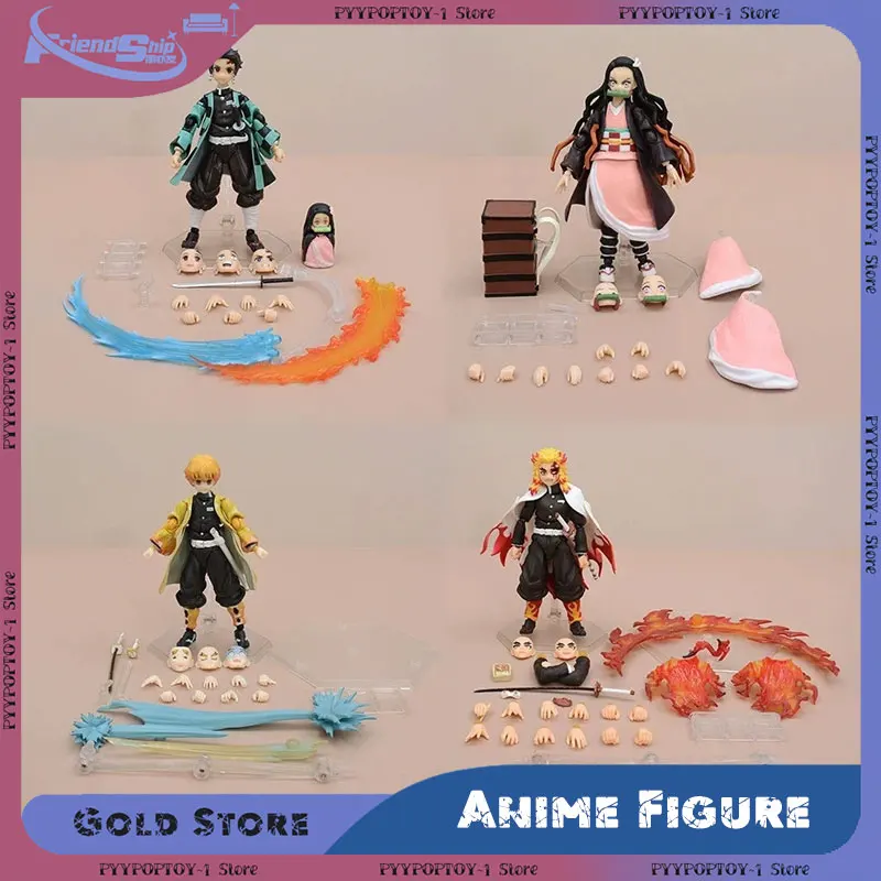 

Figma Demon Slayer Anime Figure Tanjiro Kamado Nezuko Agatsuma Zenitsu Kyojuro Rengoku Action Figure Model Collection Toys Gifts