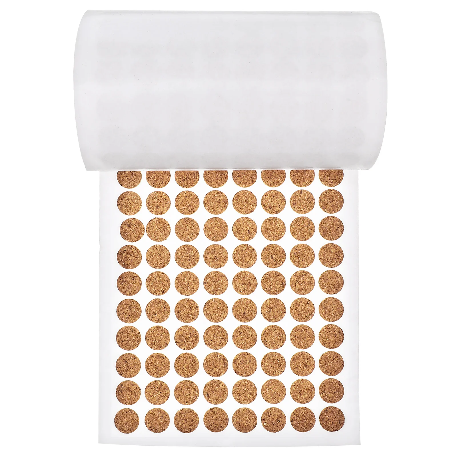

2000pcs Self Adhesive Cork Pads Round Bumper Furniture Protector Noise Reducing Grip Pad Scratch Resistant Stabilizer Mat Floor