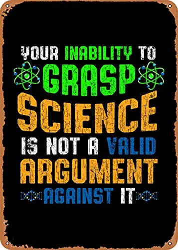 Your Inability to Grasp Sc Vintage Look Metal Sign Art Prints Retro Gift 8x12 Inch
