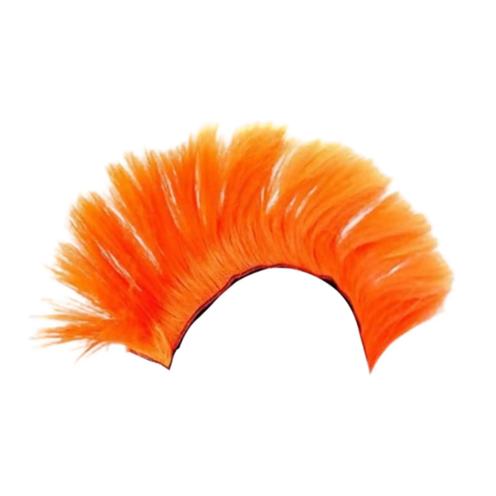 Motorbike Helmet Wig Cockscomb Wig Lightweight Practical Eye-catching Cosplay Punk for Christmas Halloween Bike Helmets