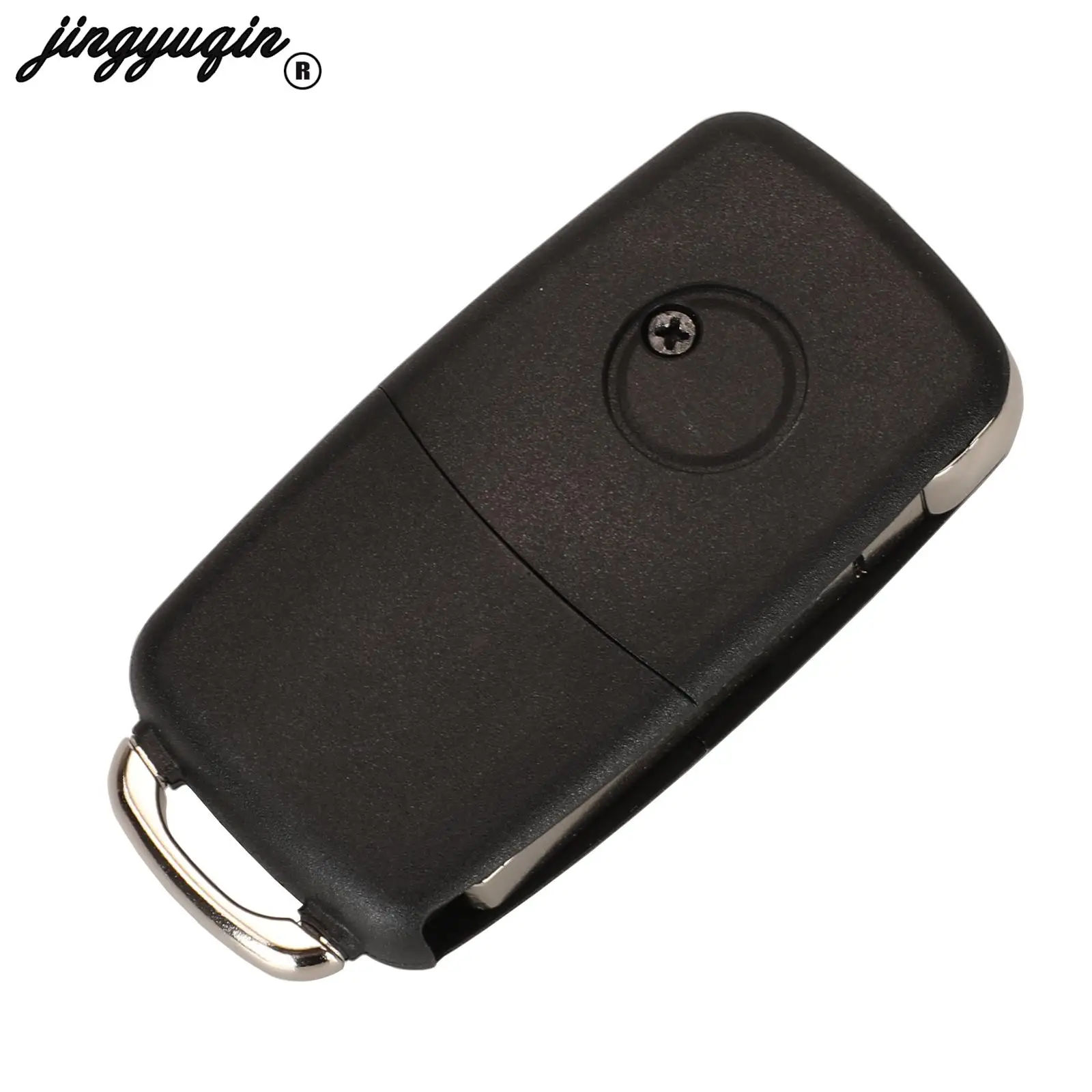 Jingyuqin 2/3/4 Tasten Für VW Volkswagen Polo Golf MK6 Tiguan Touareg 202AD 202Q Flip Remote Key Shell Auto fall HU66 Klinge Fob