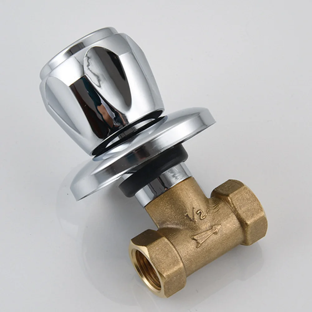 Wall Mounted Faucet Shower Faucet Valve Modern Bathroom Design Adaptable Plumbing Setup Robust Copper Body Simple Installation