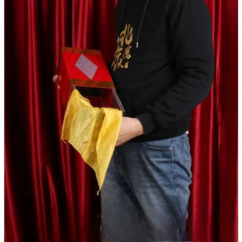 

Ящик (прозрачный) Сценические фокусы Производство предметов Коробка Появляющиеся иллюзии Трюк Забавные профессиональные игры-волшебники